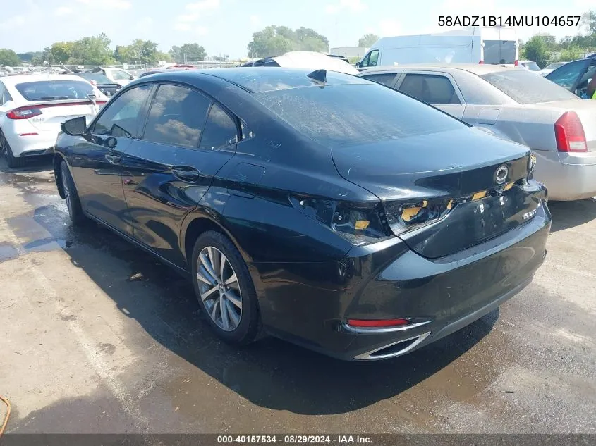 58ADZ1B14MU104657 2021 Lexus Es 350