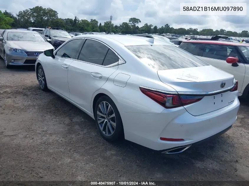 58ADZ1B16MU097890 2021 Lexus Es 350