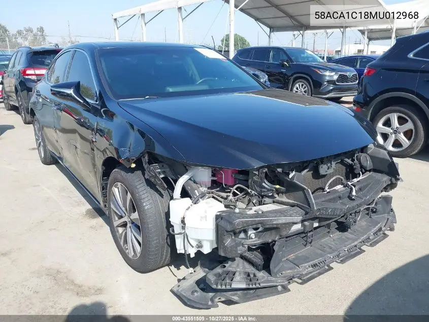 58ACA1C18MU012968 2021 Lexus Es 300H