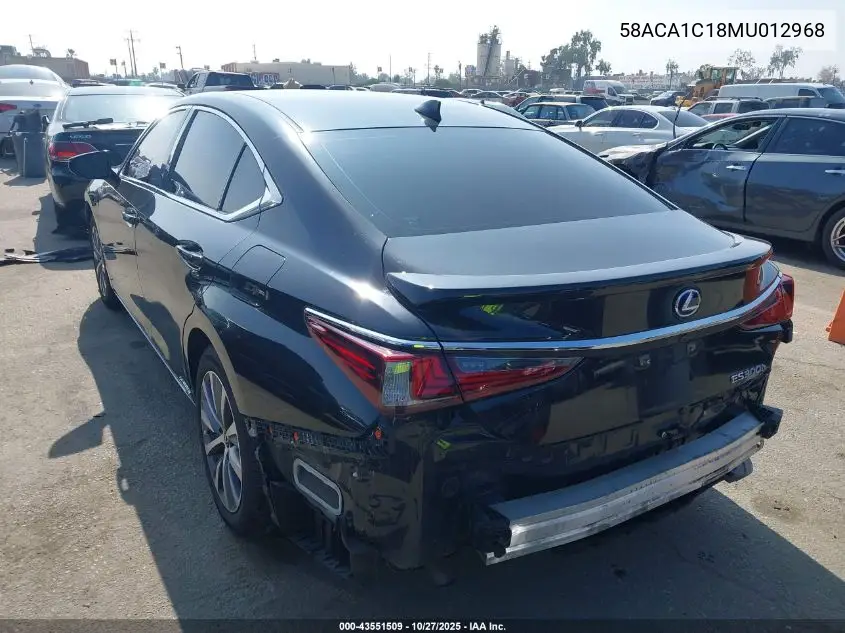 58ACA1C18MU012968 2021 Lexus Es 300H
