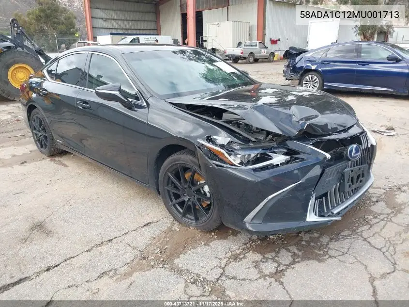 58ADA1C12MU001713 2021 Lexus Es 300H