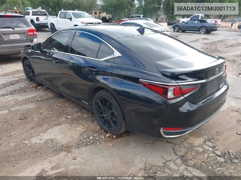 58ADA1C12MU001713 2021 Lexus Es 300H