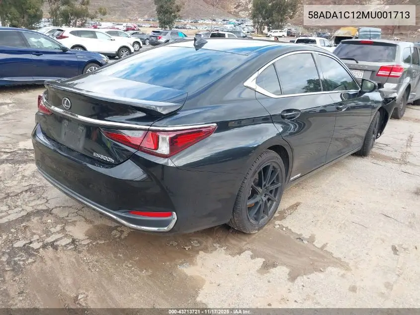 58ADA1C12MU001713 2021 Lexus Es 300H