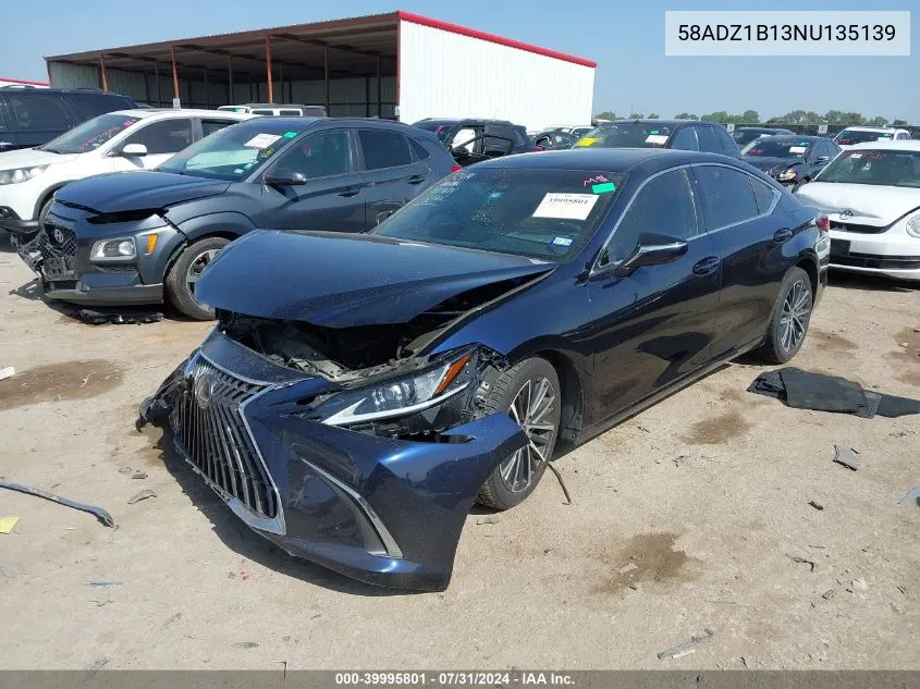 58ADZ1B13NU135139 2022 Lexus Es 350