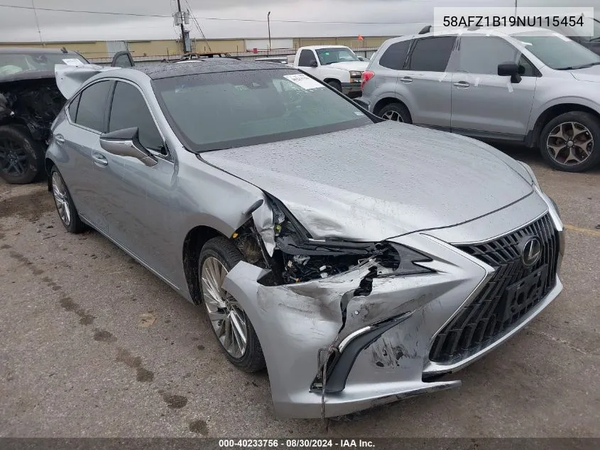 58AFZ1B19NU115454 2022 Lexus Es 350 Ultra Luxury