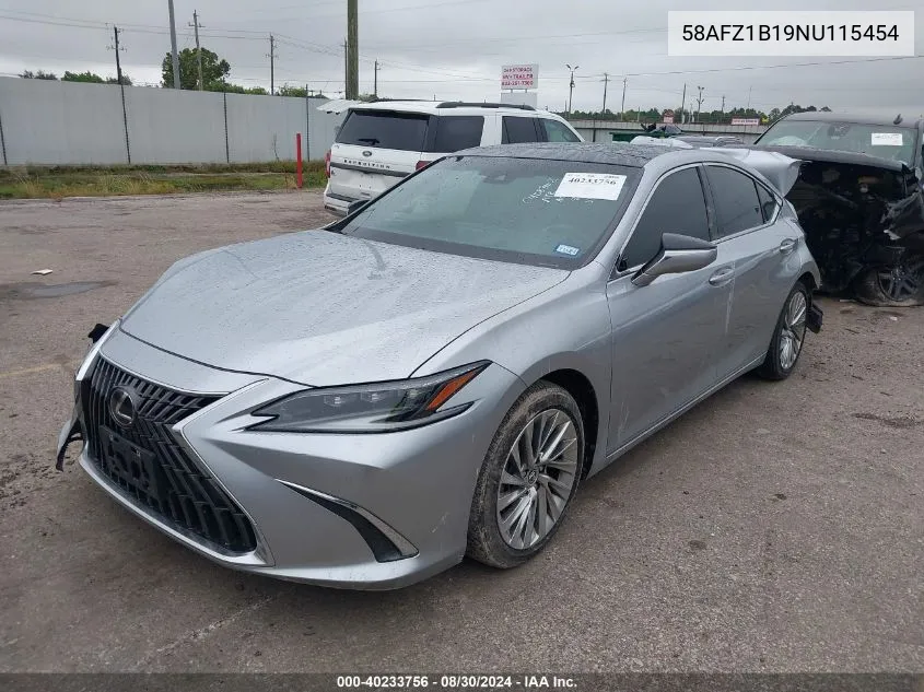 58AFZ1B19NU115454 2022 Lexus Es 350 Ultra Luxury