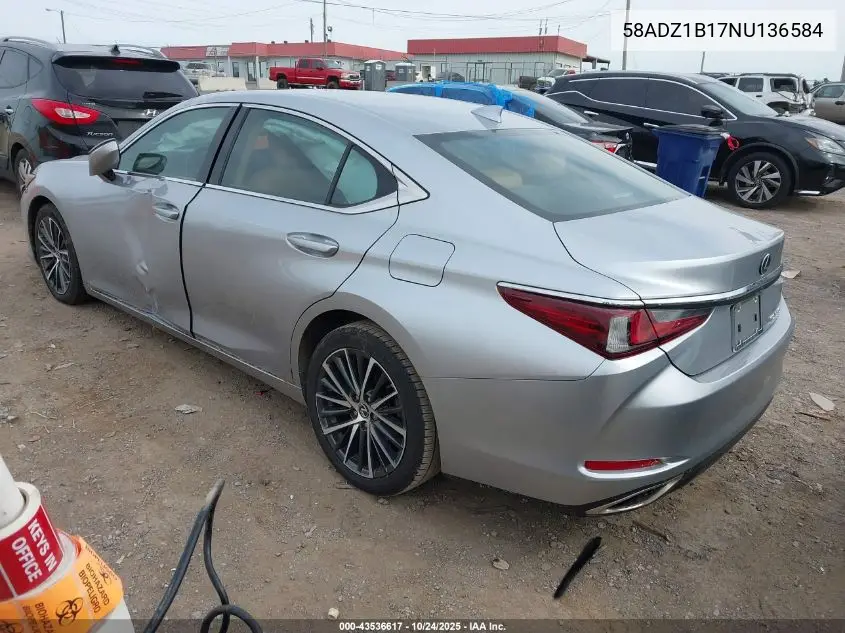 58ADZ1B17NU136584 2022 Lexus Es 350