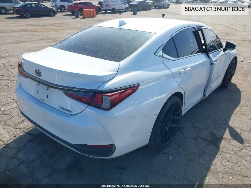 58AGA1C13NU018308 2022 Lexus Es 300H F Sport