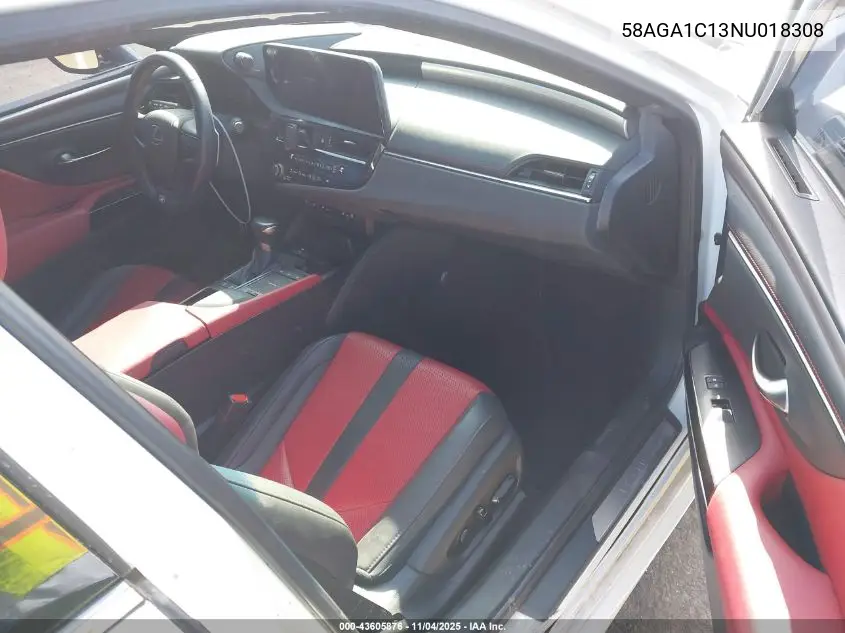 58AGA1C13NU018308 2022 Lexus Es 300H F Sport