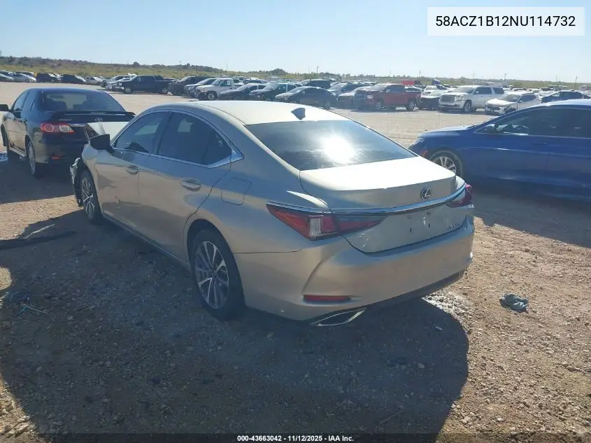 58ACZ1B12NU114732 2022 Lexus Es 350