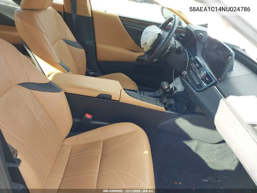 58AEA1C14NU024786 2022 Lexus Es 300H Luxury