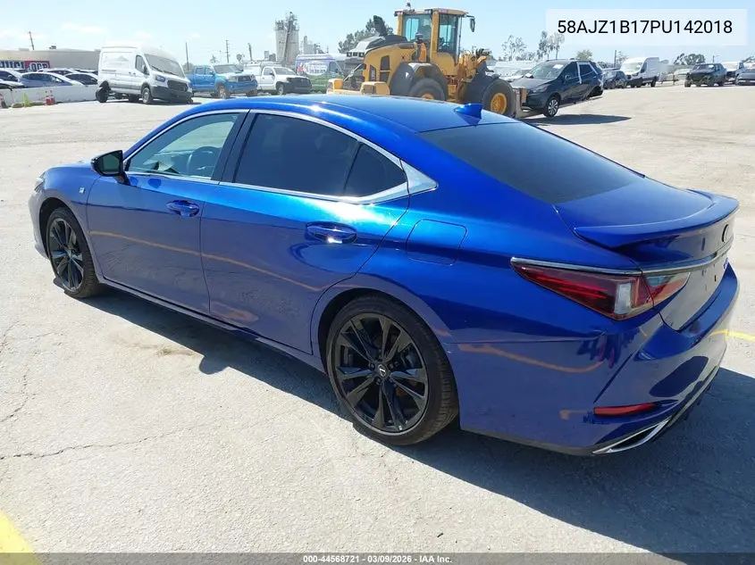 58AJZ1B17PU142018 2023 Lexus Es 350 F Sport Handling