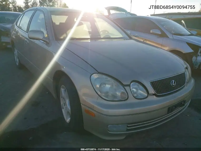JT8BD68S4Y0094755 2000 Lexus Gs 300