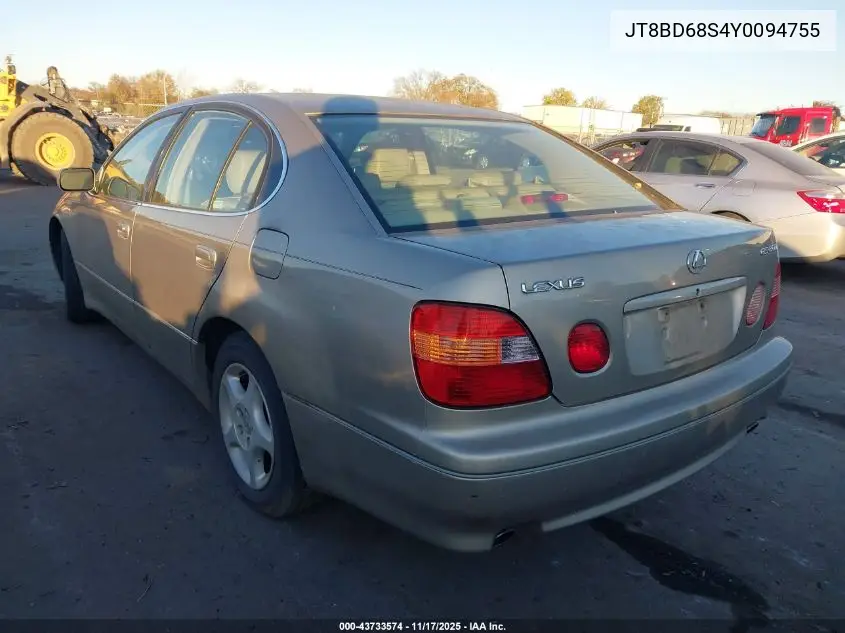 JT8BD68S4Y0094755 2000 Lexus Gs 300
