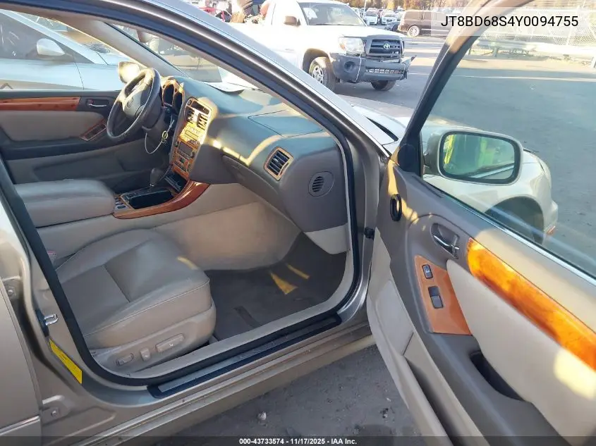 JT8BD68S4Y0094755 2000 Lexus Gs 300