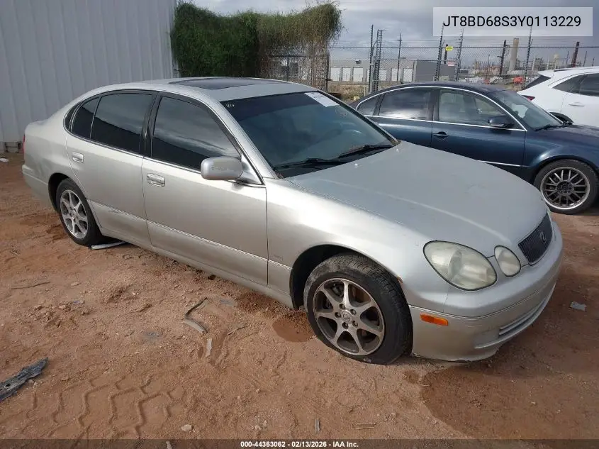 JT8BD68S3Y0113229 2000 Lexus Gs 300