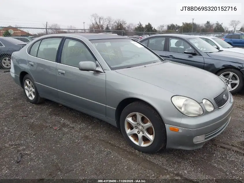JT8BD69S320152716 2002 Lexus Gs 300