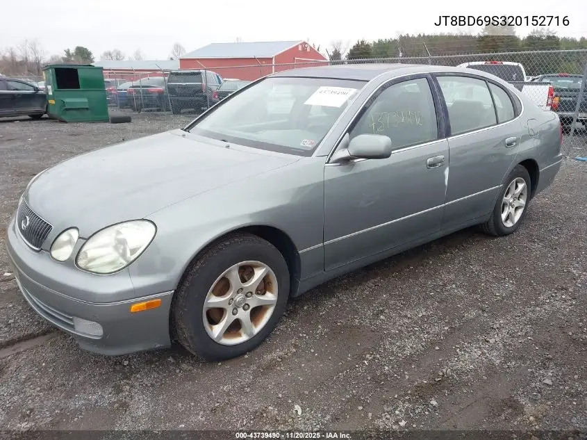 JT8BD69S320152716 2002 Lexus Gs 300