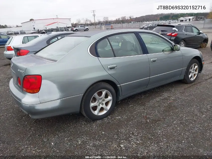JT8BD69S320152716 2002 Lexus Gs 300