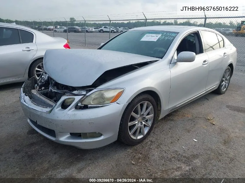 JTHBH96S765016222 2006 Lexus Gs 300