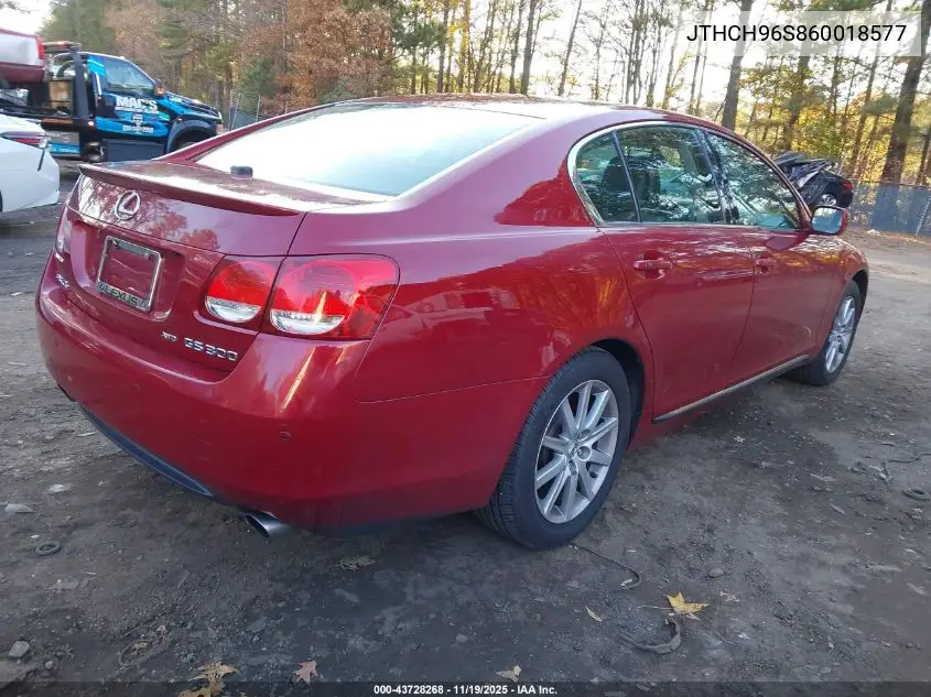 JTHCH96S860018577 2006 Lexus Gs 300