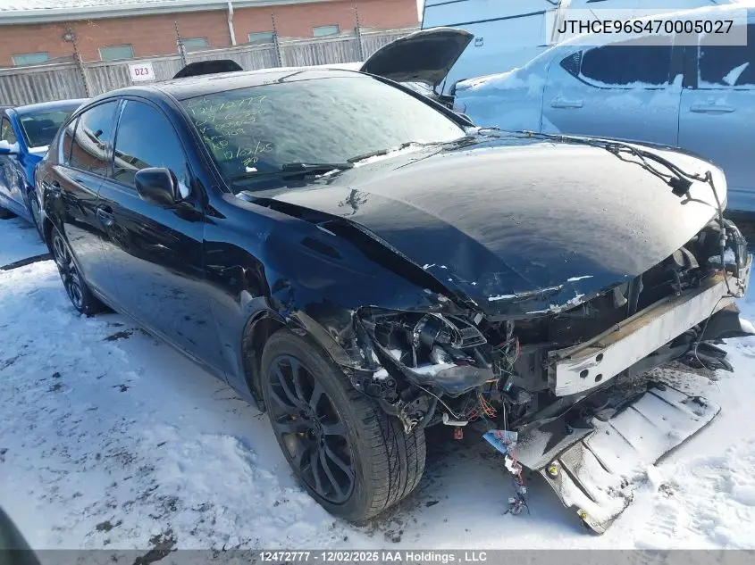 JTHCE96S470005027 2007 Lexus Gs 350 350