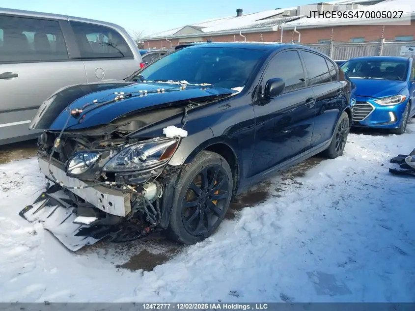 JTHCE96S470005027 2007 Lexus Gs 350 350