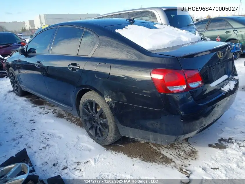 JTHCE96S470005027 2007 Lexus Gs 350 350