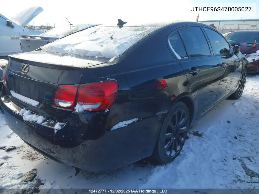 JTHCE96S470005027 2007 Lexus Gs 350 350