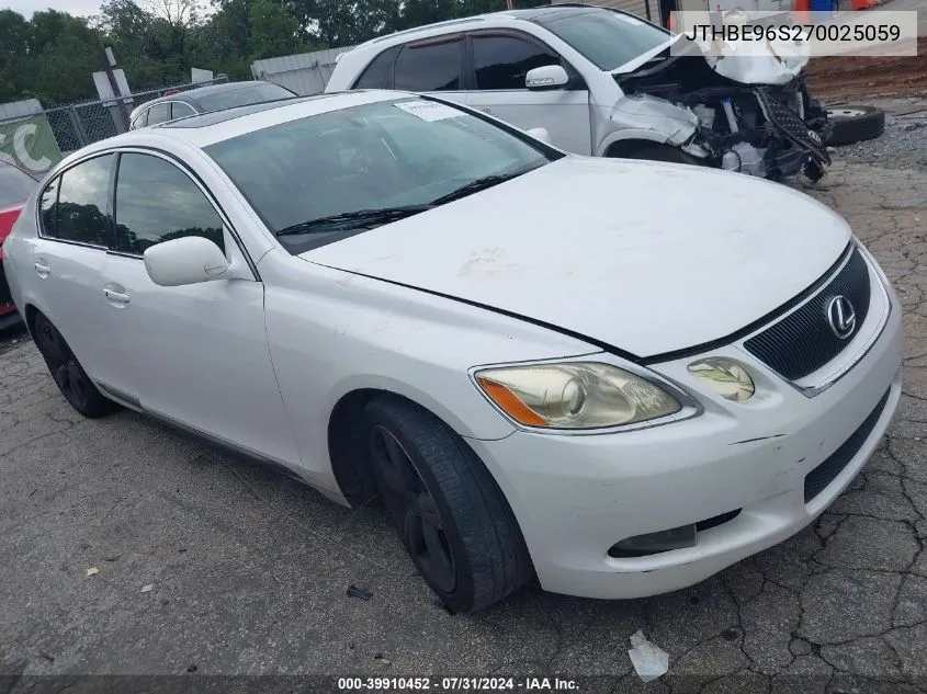 JTHBE96S270025059 2007 Lexus Gs 350