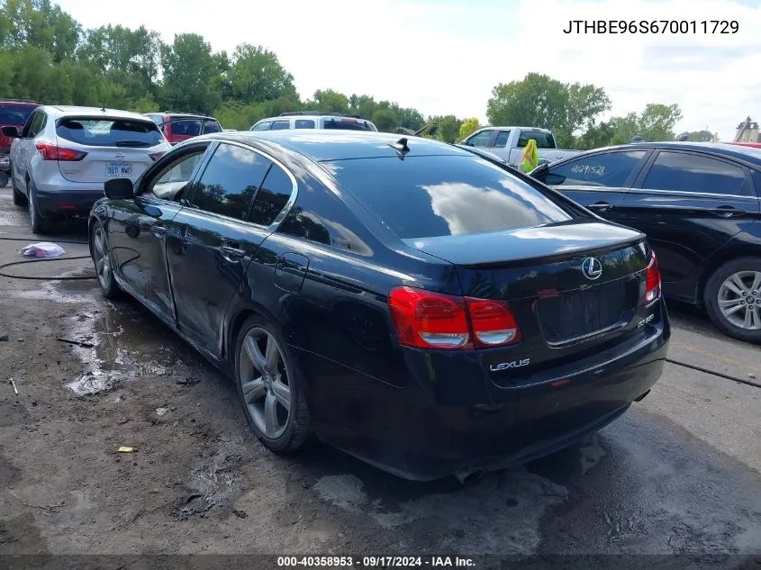 JTHBE96S670011729 2007 Lexus Gs 350