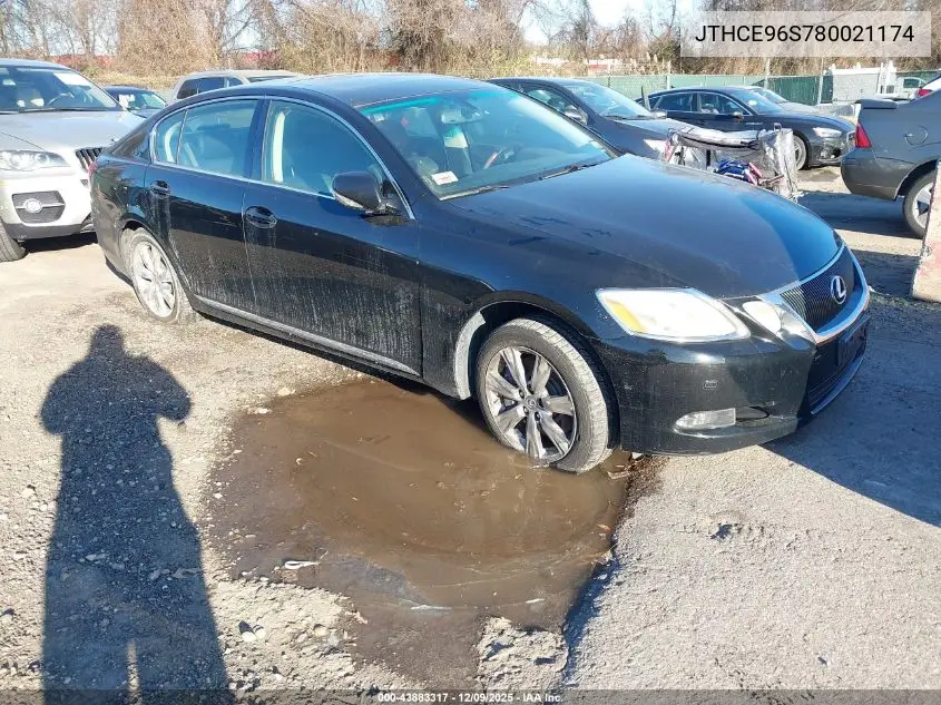 JTHCE96S780021174 2008 Lexus Gs 350