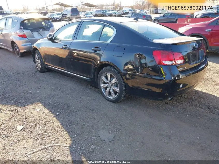 JTHCE96S780021174 2008 Lexus Gs 350