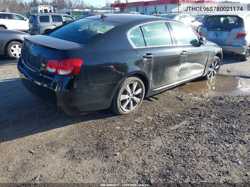 JTHCE96S780021174 2008 Lexus Gs 350