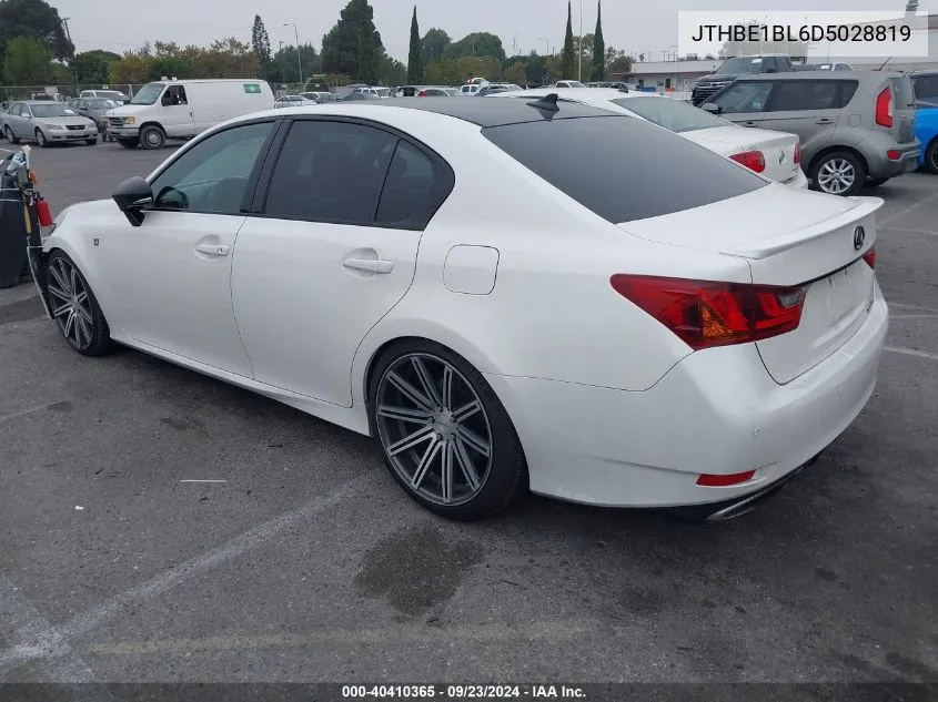 JTHBE1BL6D5028819 2013 Lexus Gs 350