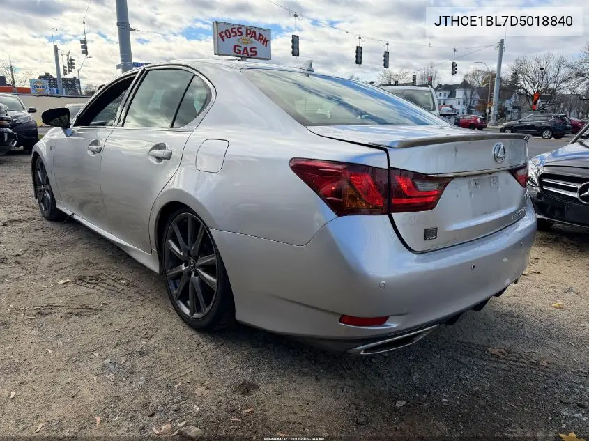 JTHCE1BL7D5018840 2013 Lexus Gs 350