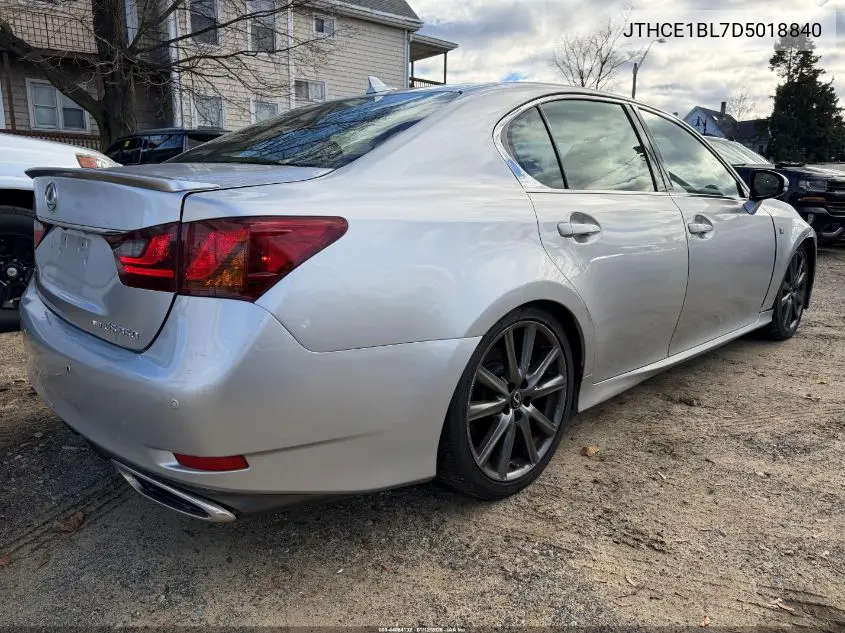 JTHCE1BL7D5018840 2013 Lexus Gs 350