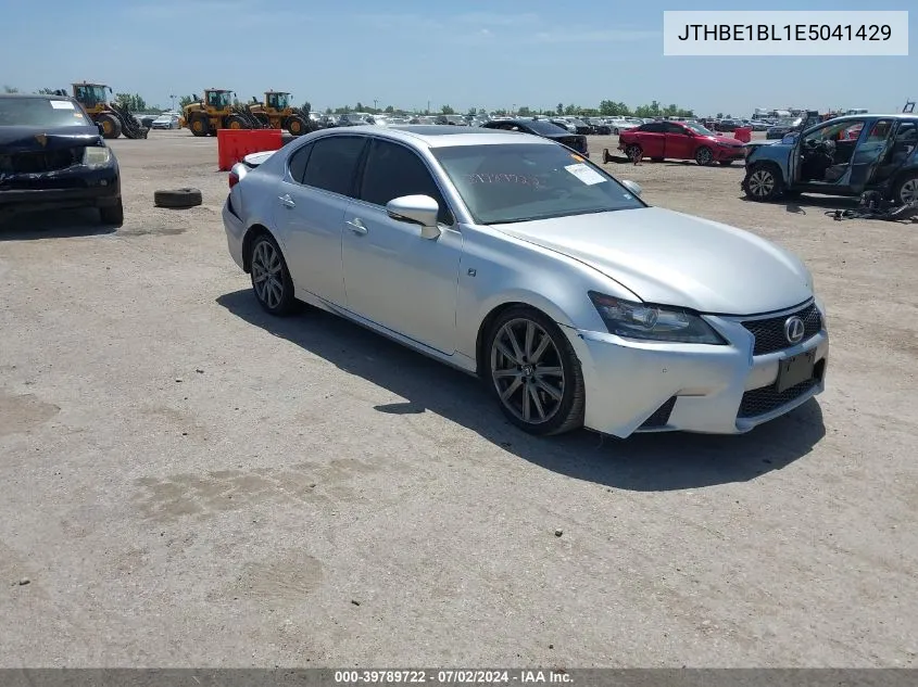 2014 Lexus Gs 350 VIN: JTHBE1BL1E5041429 Lot: 39789722