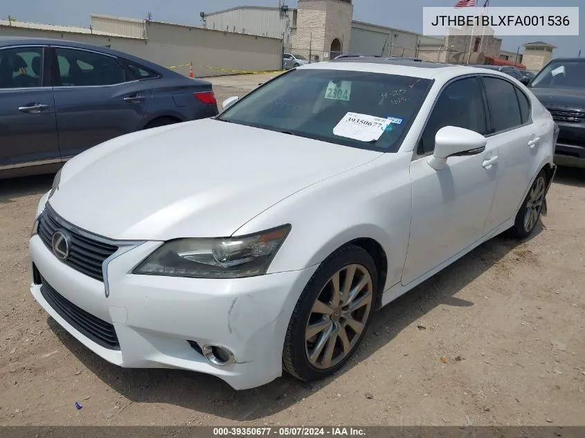 JTHBE1BLXFA001536 2015 Lexus Gs 350