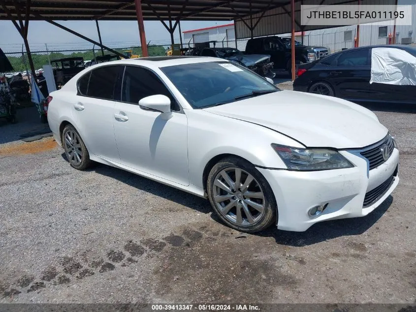 2015 Lexus Gs 350 VIN: JTHBE1BL5FA011195 Lot: 39413347