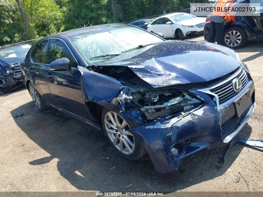 JTHCE1BL5FA002193 2015 Lexus Gs 350