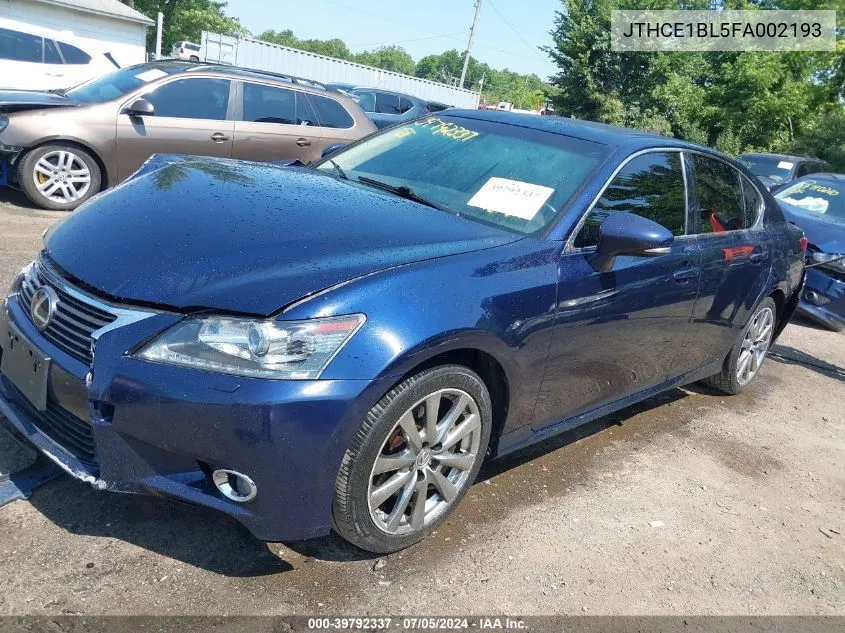 JTHCE1BL5FA002193 2015 Lexus Gs 350