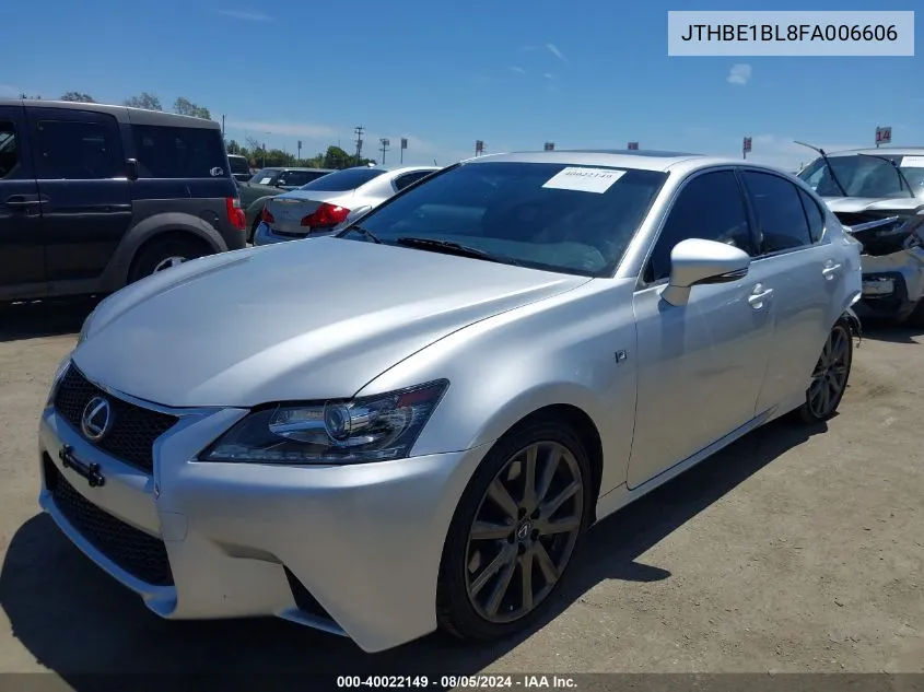 JTHBE1BL8FA006606 2015 Lexus Gs 350