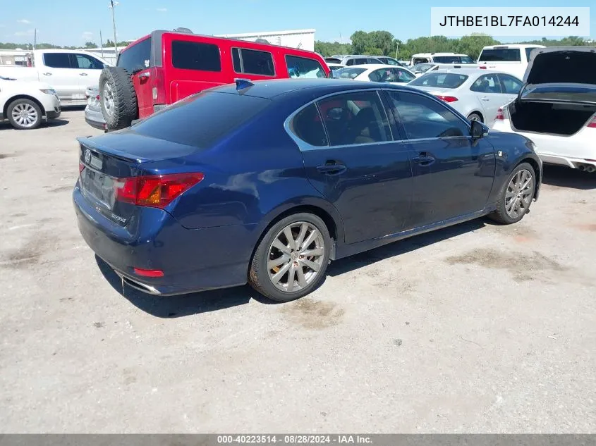 JTHBE1BL7FA014244 2015 Lexus Gs 350