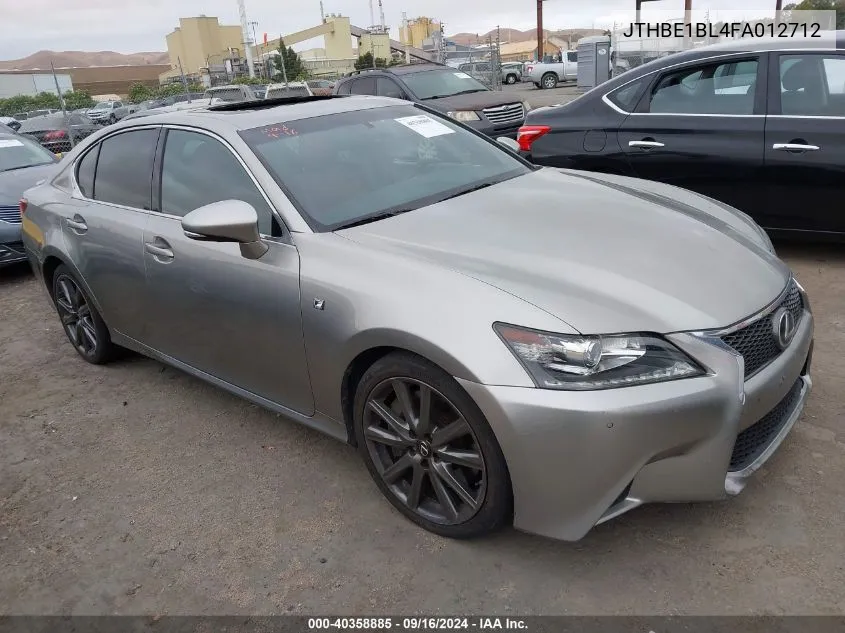 JTHBE1BL4FA012712 2015 Lexus Gs 350