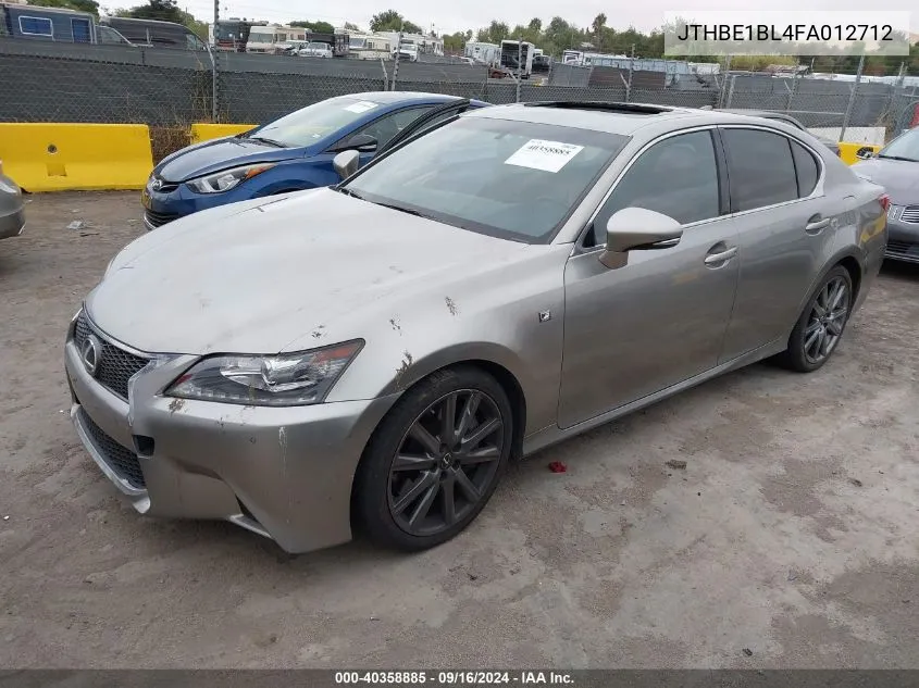 JTHBE1BL4FA012712 2015 Lexus Gs 350