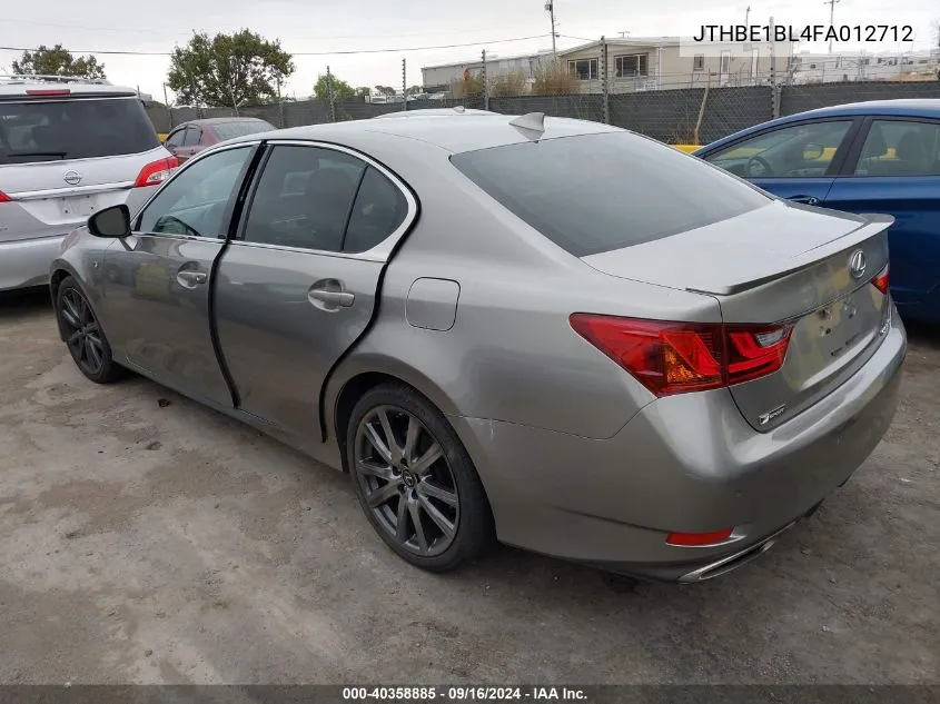 JTHBE1BL4FA012712 2015 Lexus Gs 350