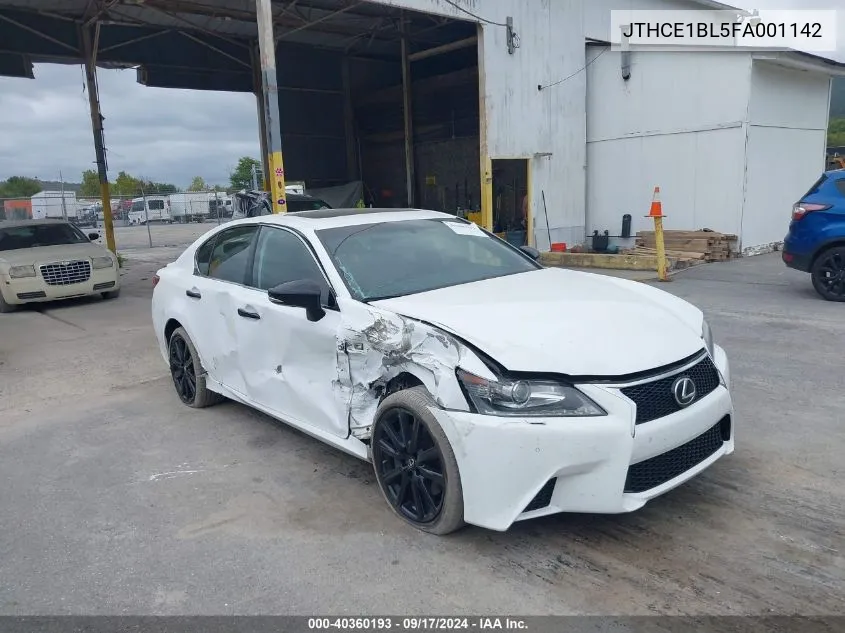 JTHCE1BL5FA001142 2015 Lexus Gs 350 Crafted Line