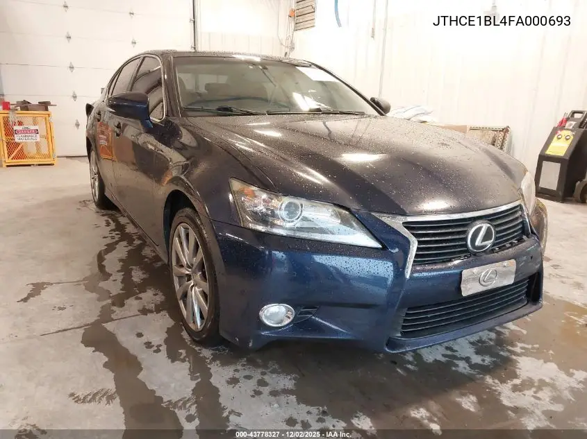JTHCE1BL4FA000693 2015 Lexus Gs 350