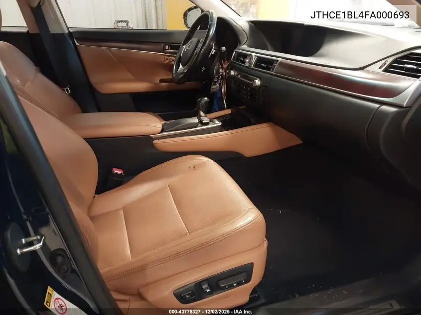 JTHCE1BL4FA000693 2015 Lexus Gs 350